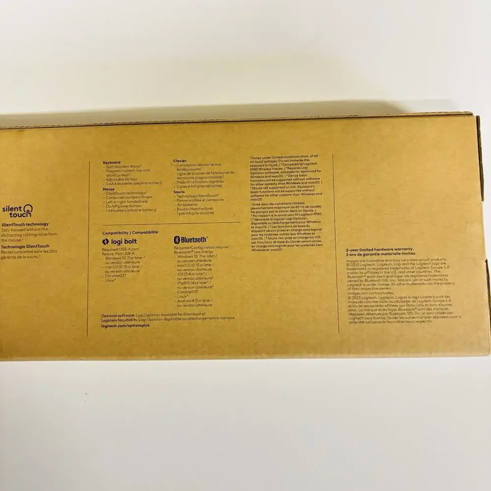 Logitech MK370 Combo for Business, Wireless Keyboard & Mouse, Logi Bolt USB. New